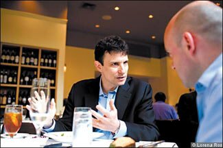 David Remnick, me